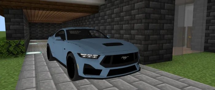 Ford Mustang 2024 — Minecraft mod, rasm 4