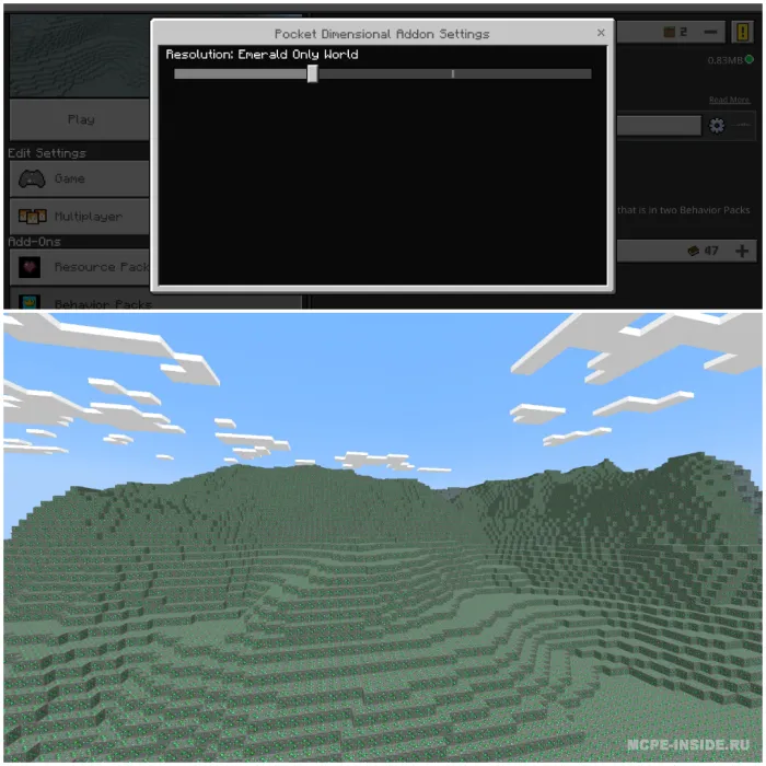 Faqat ma'lum dunyo — Minecraft mod, rasm 3