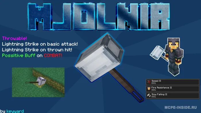 Mjolnir — Minecraft mod, rasm 1