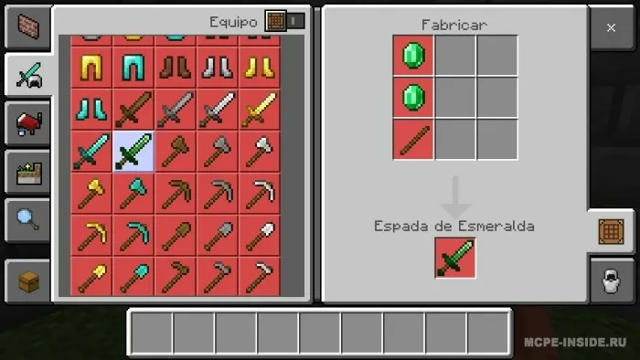 Zumrad qilich — Minecraft mod, rasm 3