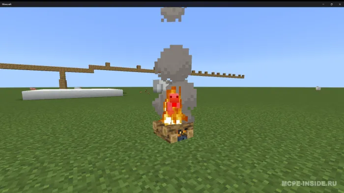 Gulxanlar moblarni yoqishi mumkin — Minecraft mod, rasm 4