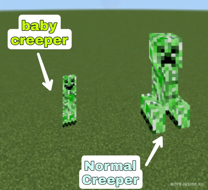 Ko'proq creeperlar — Minecraft mod, rasm 4