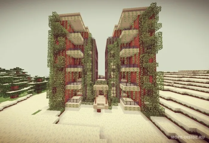 Postapokaliptik tuzilmalar — Minecraft mod, rasm 1