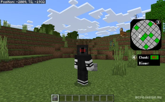 Slime chank detektori — Minecraft mod, rasm 1