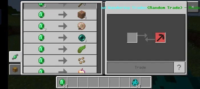 Oltin va olmos savdogari — Minecraft mod, rasm 4