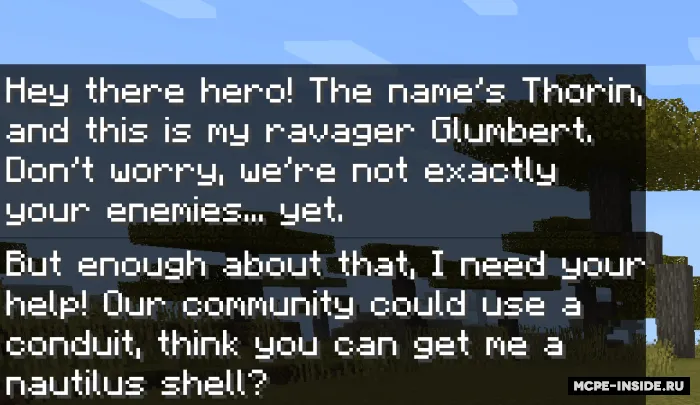 Torin va Glumbert: Kvest va mukofot tizimi — Minecraft mod, rasm 3