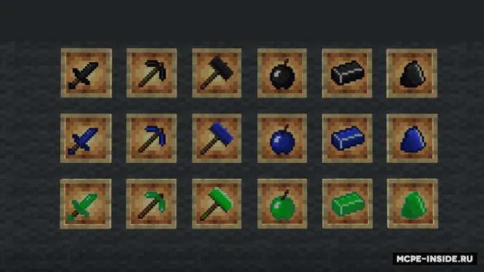 Oy rudalari — Minecraft mod, rasm 1