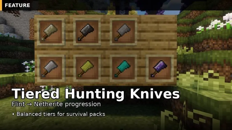 Carcass — Immersive Hunting & Butchering — Minecraft mod, rasm 3