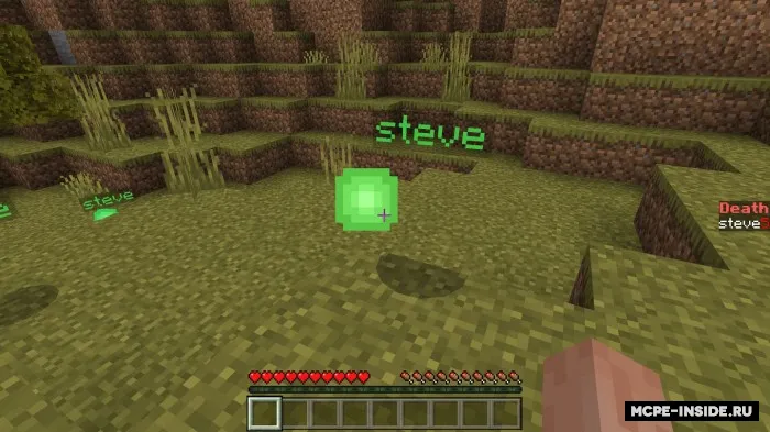 O'yinchi o'limi++ — Minecraft mod, rasm 1