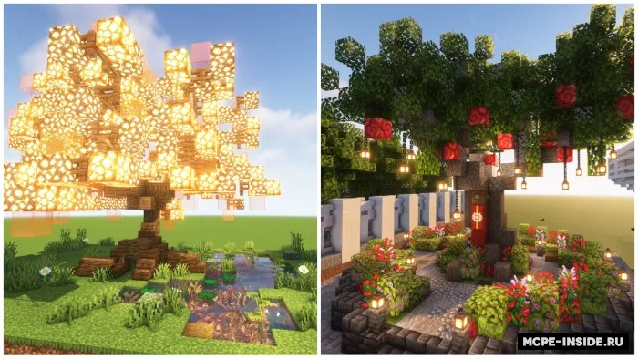 Bir bosishda struktura — Minecraft mod, rasm 4