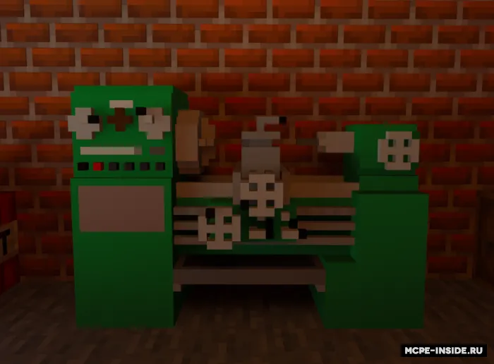 Silliqlash mashinasi — Minecraft mod, rasm 1