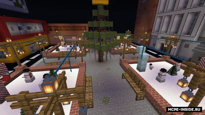Yangi yil dekoratsiyalari — Minecraft mod, rasm 1