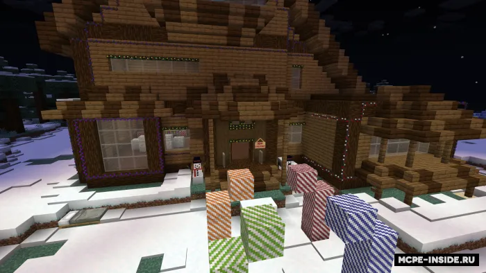Yangi yil dekoratsiyalari — Minecraft mod, rasm 2