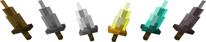 Otiladigan qurollar — Minecraft mod, rasm 2