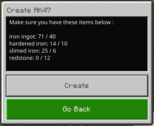 Qurollar — Minecraft mod, rasm 2