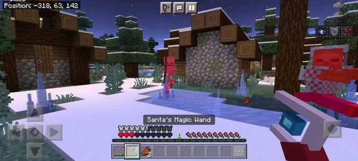 Yangi yil janglari — Minecraft mod, rasm 1