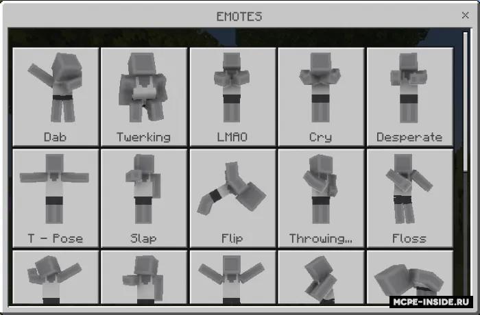 Emotsiyalar — Minecraft mod, rasm 3