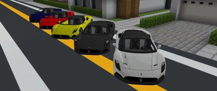 Maserati MC20 — Minecraft mod, rasm 4