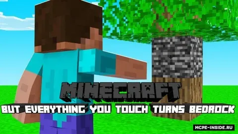 Minecraft, lekin hamma narsa bedrokka aylanadi