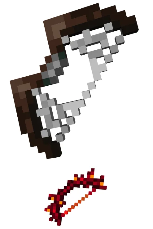 Minecraft Dungeons qurollari — Minecraft mod, rasm 2