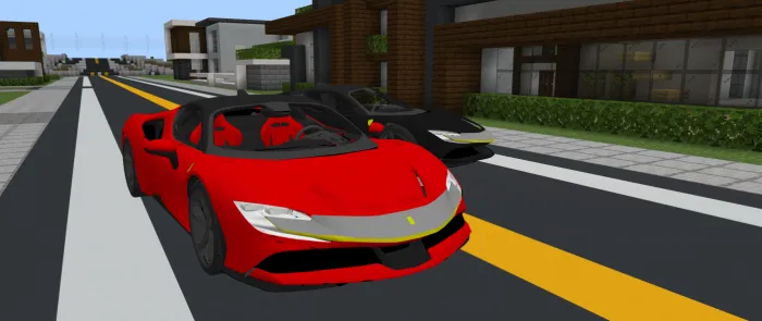 Ferrari SF90 Stradale — Minecraft mod, rasm 3
