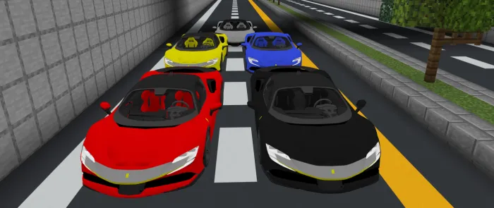 Ferrari SF90 Stradale — Minecraft mod, rasm 4