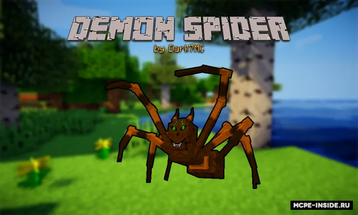 Demon o'rgimchak — Minecraft mod, rasm 1