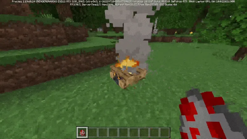 Gulxandagi olov — Minecraft mod, rasm 2