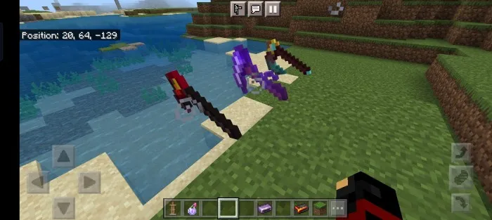 Ko'proq netherit qurollar — Minecraft mod, rasm 1