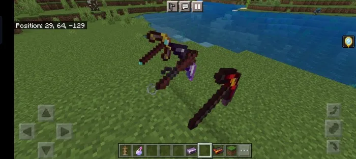 Ko'proq netherit qurollar — Minecraft mod, rasm 2