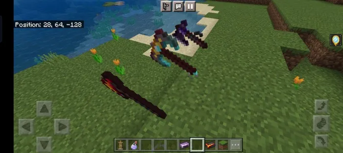 Ko'proq netherit qurollar — Minecraft mod, rasm 3