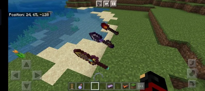 Ko'proq netherit qurollar — Minecraft mod, rasm 4