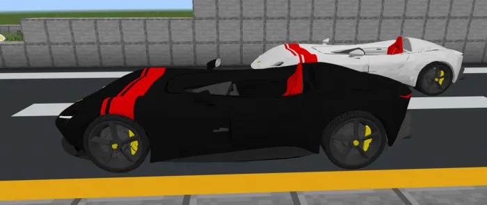 Ferrari Monza SP1 — Minecraft mod, rasm 2