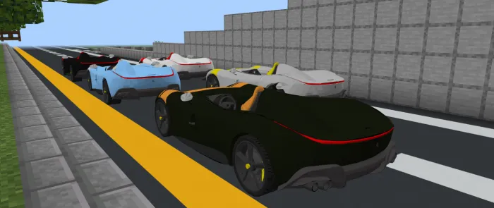 Ferrari Monza SP1 — Minecraft mod, rasm 4