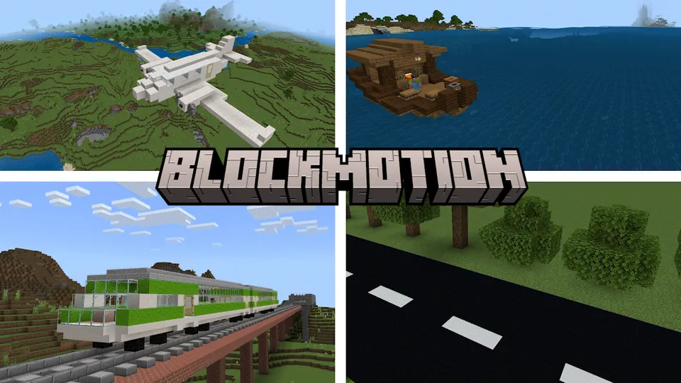 Harakatlanuvchi binolar — Minecraft mod, rasm 1