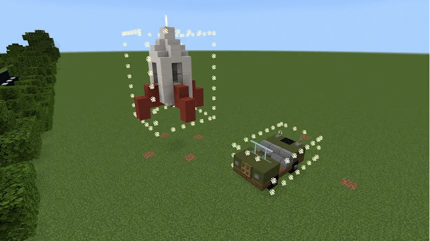 Harakatlanuvchi binolar — Minecraft mod, rasm 2