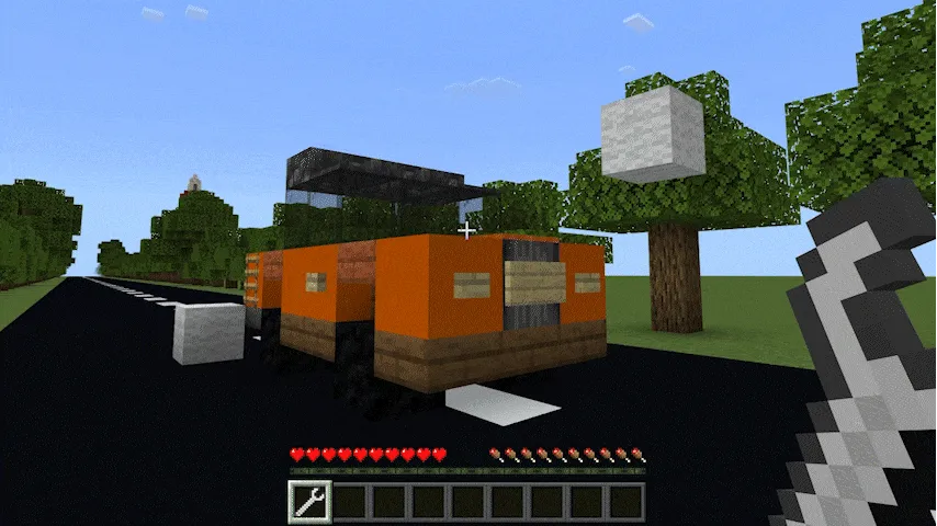 Harakatlanuvchi binolar — Minecraft mod, rasm 4