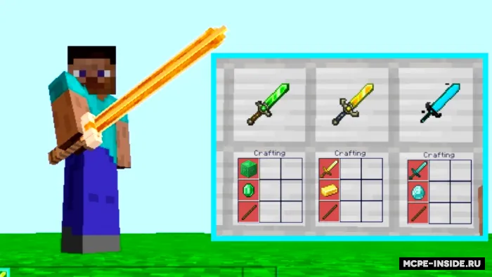 Qurollar + — Minecraft mod, rasm 2