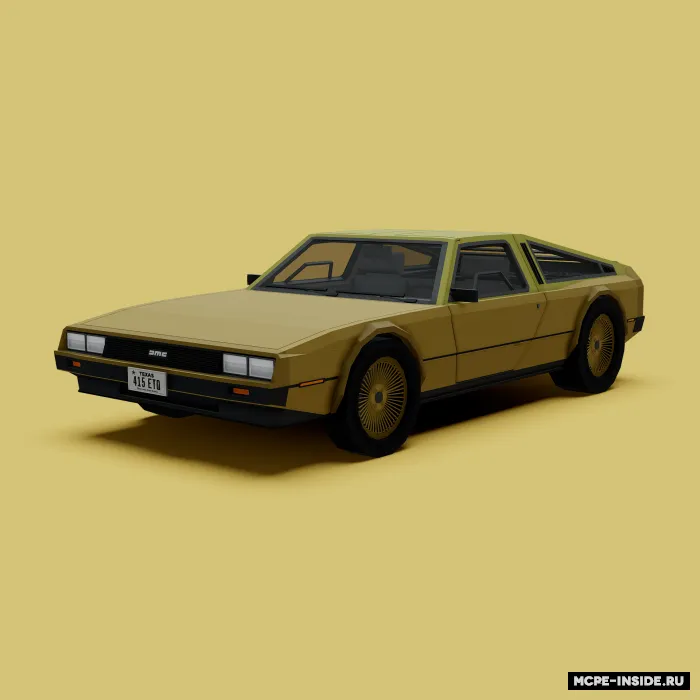 DeLorean DMC-12 — Minecraft mod, rasm 2