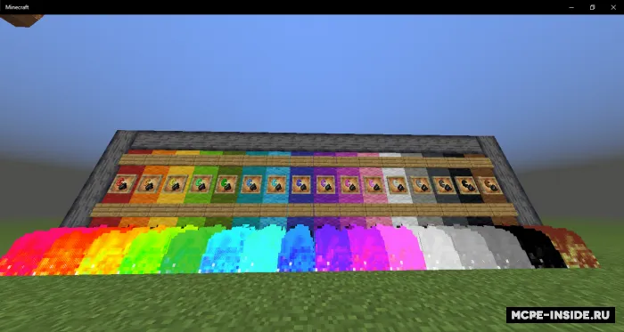Rangli o'tovur — Minecraft mod, rasm 1