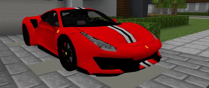 Ferrari Pista — Minecraft mod, rasm 1