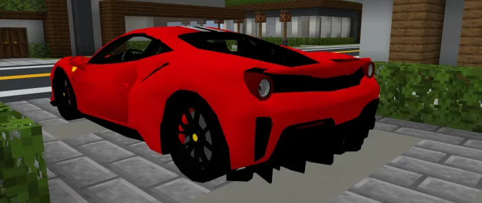 Ferrari Pista — Minecraft mod, rasm 2