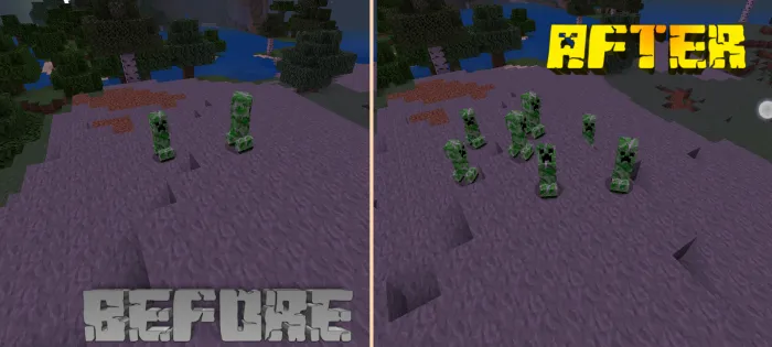 Java'dagidek moblar paydo bo'lishi — Minecraft mod, rasm 4