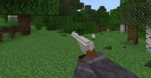 Zamonaviy 3D qurollar — Minecraft mod, rasm 2
