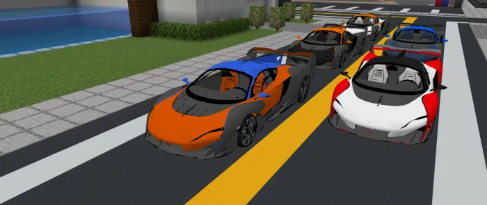 McLaren Sabre — Minecraft mod, rasm 1