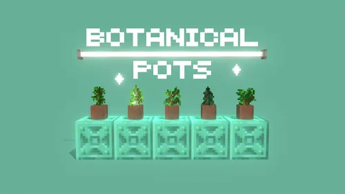 Botanical Pots — Minecraft mod, rasm 1