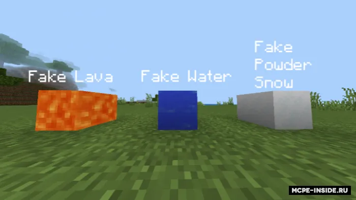 Soxta oquvchi bloklar — Minecraft mod, rasm 1