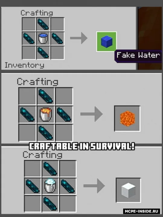 Soxta oquvchi bloklar — Minecraft mod, rasm 4