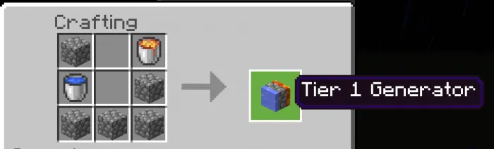 Kon-generator bloki — Minecraft mod, rasm 1
