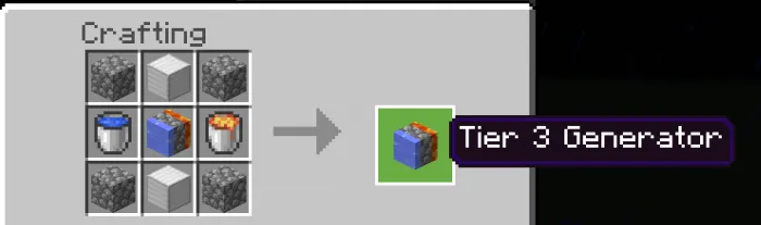 Kon-generator bloki — Minecraft mod, rasm 3